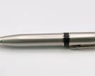 Elgin Brushed Stainless Steel & Gold Accent Twist Ballpoint Pen
