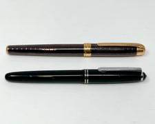 Laban Germany Metallic Brown & FR Black & Silver Fountain Pens
