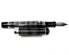 Stipula Italy Black Striped Transparent Fountain Pen Limited Edition No. 042/351

