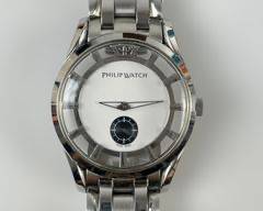 Philip Watch Skeleton Dial Swiss Mechanical Dress Watch
