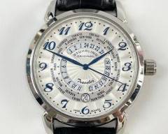 Stuhrling Traveler 188 Quartz World Timer Dress Watch
