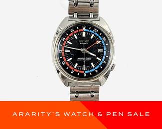 Vintage Seiko Navigator Timer Automatic Wristwatch Ref. 6117-6419
