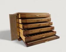 Agresti Italy Burlwood Pen Box
