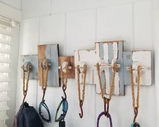 Nautical coat rack