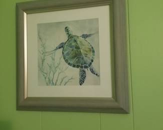 Sea turtle art