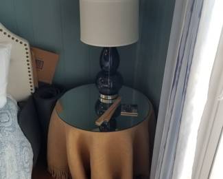 End table; table lamp - two available 