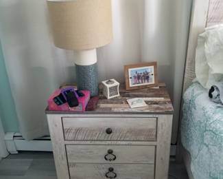 Distressed nightstand 