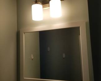 Vanity mirror & light