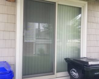 Sliding glass doors - ground floor