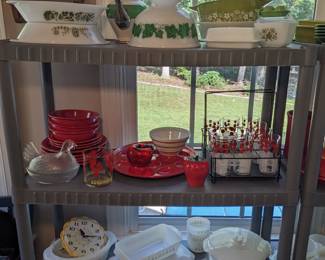 Pyrex, Fiestaware, Glassbake, Anchor Hocking, Fire King