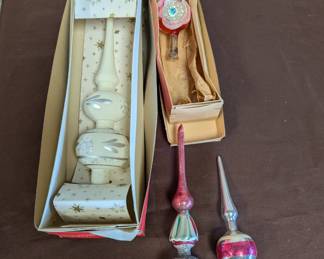 Vintage Glass Tree Toppers