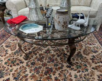 Glass Top Coffee Table