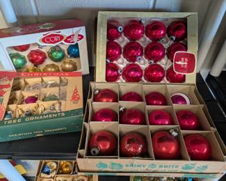 Vintage Glass Ornaments