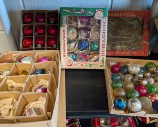 Vintage Glass Ornaments