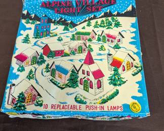 Paper Alpine Village Lights