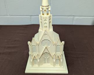 Lighted Church Music Box