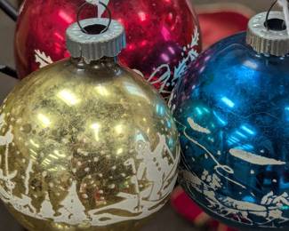 Shiny Bright Vintage Ornaments
