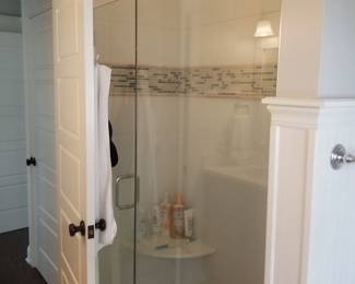 Glass shower doors