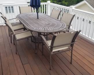 Patio dining set