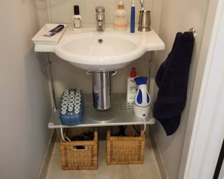 Steampunk bath vanity