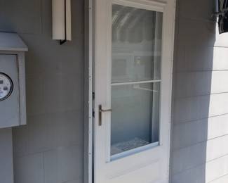 Entry door; storm door
