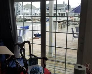 Nearly new Andersen sliding glass doors - ground level