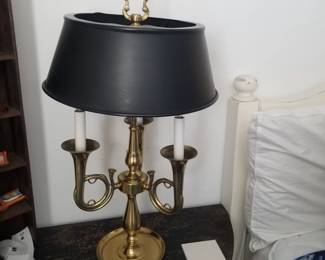 Brass table lamp - two available