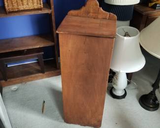 Tall wooden box 