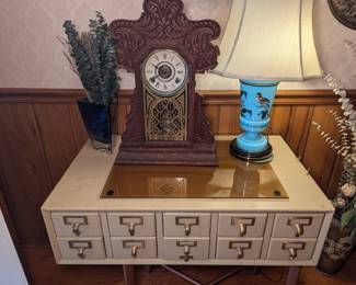 Library Card Catalog Table