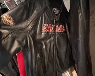 Harley Davidson, leather jacket