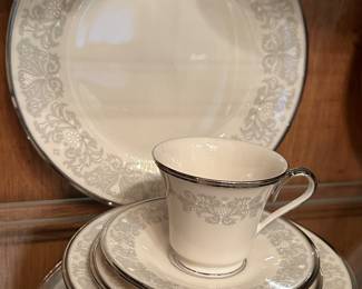 Lenox Snow Lily service for 12 +sides
