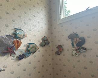 Enamel fish decor