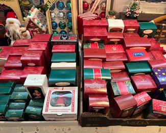 Vintage hallmark ornaments