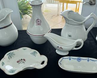 Various Antique Collectibles from old Cruise Ship Lines
Allan Line, M&MT Co & others