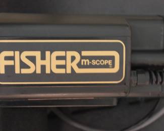 FISHER M-SCOPE CZ-20 METAL DETECTOR WITH A HARD CASE