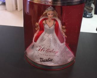 2001 HOLIDAY CELEBRATION BARBIE UNOPENED COLLECTORS EDITION #50304