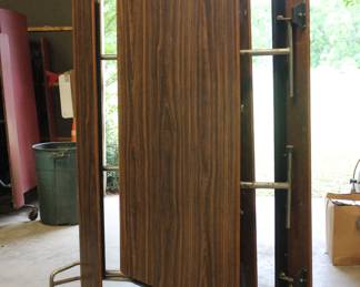 CAFETERIA FOLDING TABLES WITH SEATS, HAVE 22 OF THEM. THEY WERE USED FOR POLITICAL RALLIES AND SOCIAL GATHERINGS