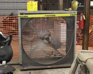 LARGE BOX FAN, CAN'T BE PICKED UP UNTIL THE SALE CLOSES ON SATURDAY