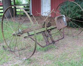 HAY RACK THAT WAS PULLED BY HORSE