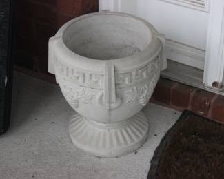 2 OF 2 CONCRETE PLANTERS