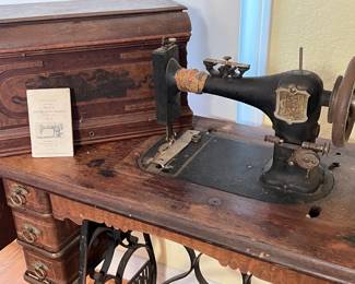 Antique Singer Treadle Sewing Machine - $380