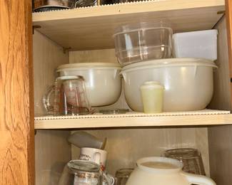 Vintage Tupperware and other kitchen basics stand the test of time. 
