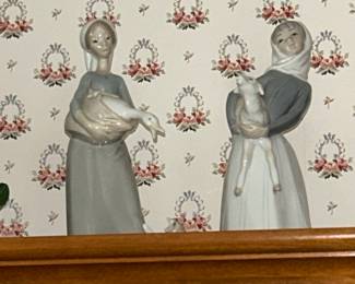 The simple yet detailed pieces feature muted colors. 