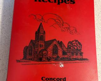 Local cook books are among the collection. 