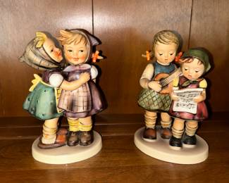 Here’s a look at some of the available Hummel pieces. These figures often depict different scenes of life.