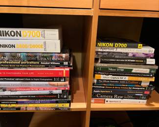 Lot of photography books