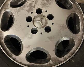 4 Mercedes Benz Snow Tires on Rims w/ lugs Dunlop 215/55 R16 SP Winter Sport MZ