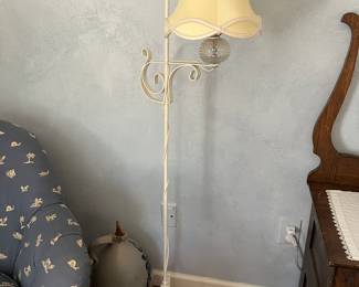 Wrought Iron Floor Lamp (Shades Plus) 57" tall
