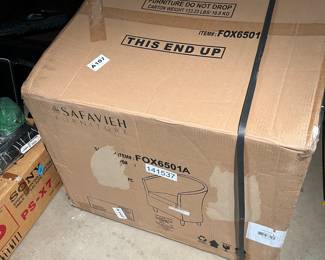 Safavieh Omni Rattan Barrel Chair - New in Box