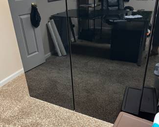 Shiny Black Storage Cabinets IKEA